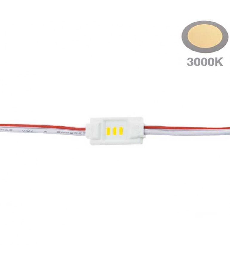 Cadena MODULOS Led 12V 3-SMD 3014 10 unidades - 5