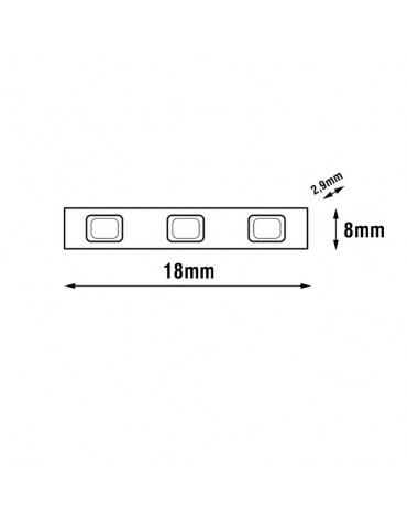Cadena MODULOS Led 12V 3-SMD 3014 10 unidades - 4