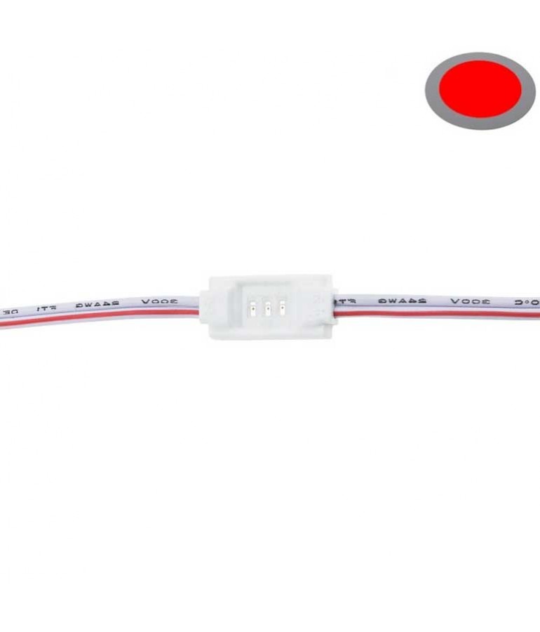 Cadena MODULOS Led Rojo 12V 3-SMD 3014 10 unidades - 1