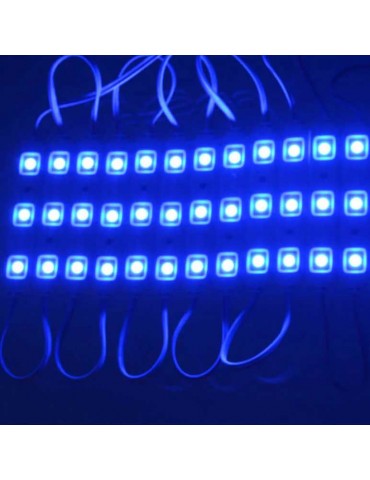 Cadena MODULOS Led Azul 12V 3-SMD 3014 10 unidades - 3