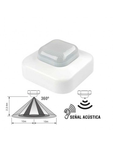 Sensor Detector movimiento con MIC superficie - 1