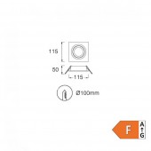 copy of Foco Led empotrable Downlight orientable 10W Blanco - 4