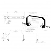 Soporte Techo pared Campana Led 100-150-200w - 2