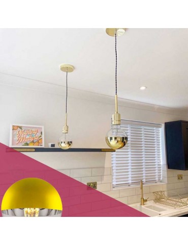 Bombilla LED Globo G95 Espejo 7W PLATA-ORO - 4