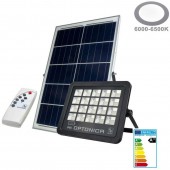 Foco Proyector Solar LED 100W Mando Placa Solar