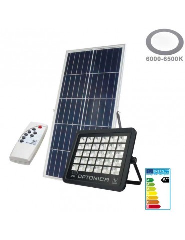 Foco Proyector Solar LED 150W Mando Placa Solar