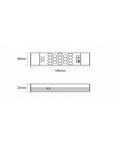 Transformador Led Slim 200W 230VAC 24VDC 8,3A - 6