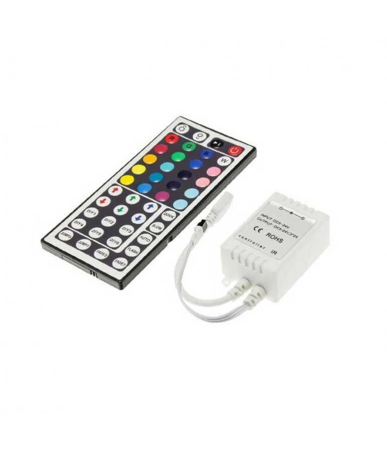 Controlador mando 44 botones Tiras led RGB 12v - 1