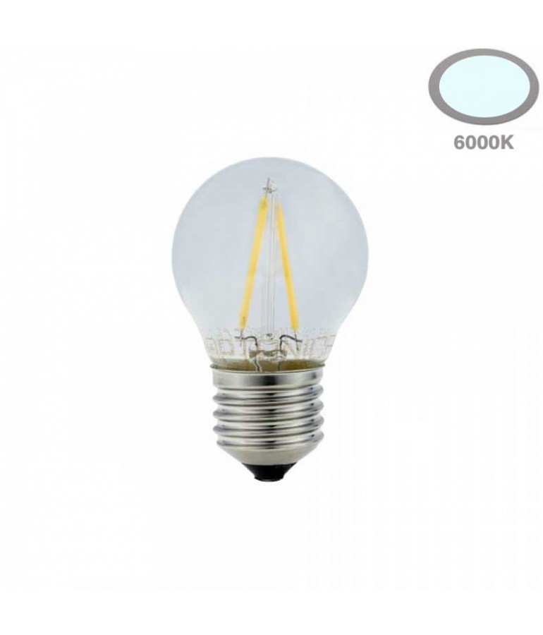 PACK 10 LED 2W VINTAGE filamento G45 E27 - 8