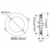 Panel LED 24W CRI 95+ True Colors - 4