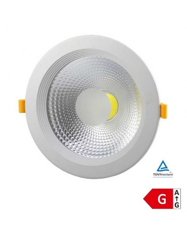 Foco Led empotrable Downlight COB 30W Blanco - 4