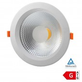 Foco Led empotrable Downlight COB 30W Blanco - 5