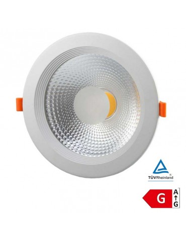 Foco Led empotrable Downlight COB 30W Blanco - 5