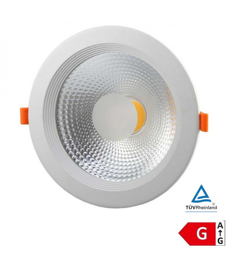 Foco Led empotrable Downlight COB 30W Blanco - 5
