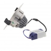Foco Led Inox empotrar 8W Orientable cuadrado - 3