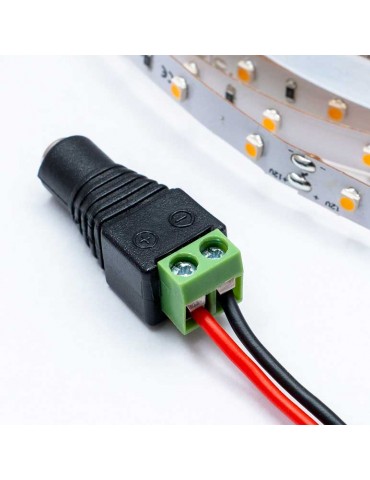Conector Jack Hembra para Tiras de Led 12/24VDC - 4