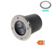 Foco Led suelo 3W Empotrable 6000K IP65 - 1