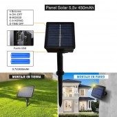 Guirnalda Solar Led Exterior 8 Modos 7m 20 Led G50 Milky - 3