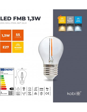 Bombilla FMB 1,3w incluida guirnalda