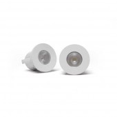 Mini Spot Led 1w downlight circular empotrar blanco - 5
