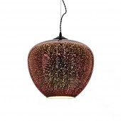 Lámpara Colgante Decorativa 3D-Cristal Cobre FIRE - 1