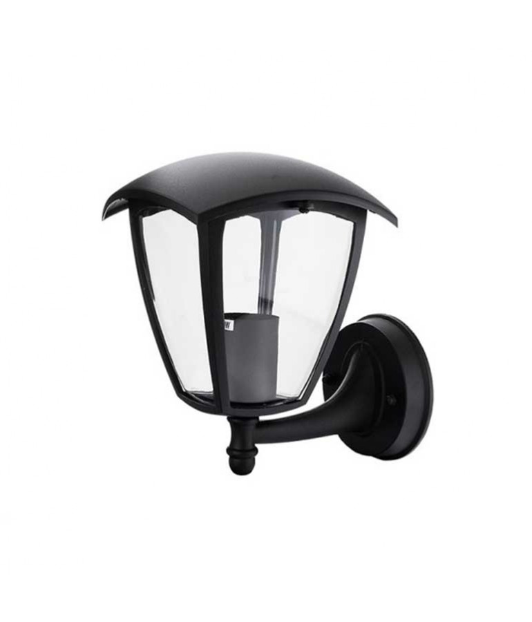 Farol pared boca arriba E27 IP44 Aluminio - 1