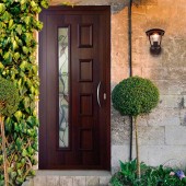 Farol pared boca arriba E27 IP44 Aluminio - 2