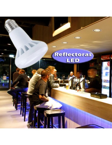 LED Reflectora R80 10W E27 230V HTPC+Aluminio
