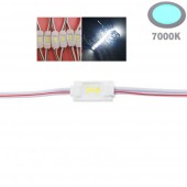 Cadena MODULOS Led 12V 3-SMD 3014 10 unidades 7000K