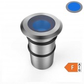 Mini Led Azul Empotrar Inox IP68 1,3W 24V IK10 - 1