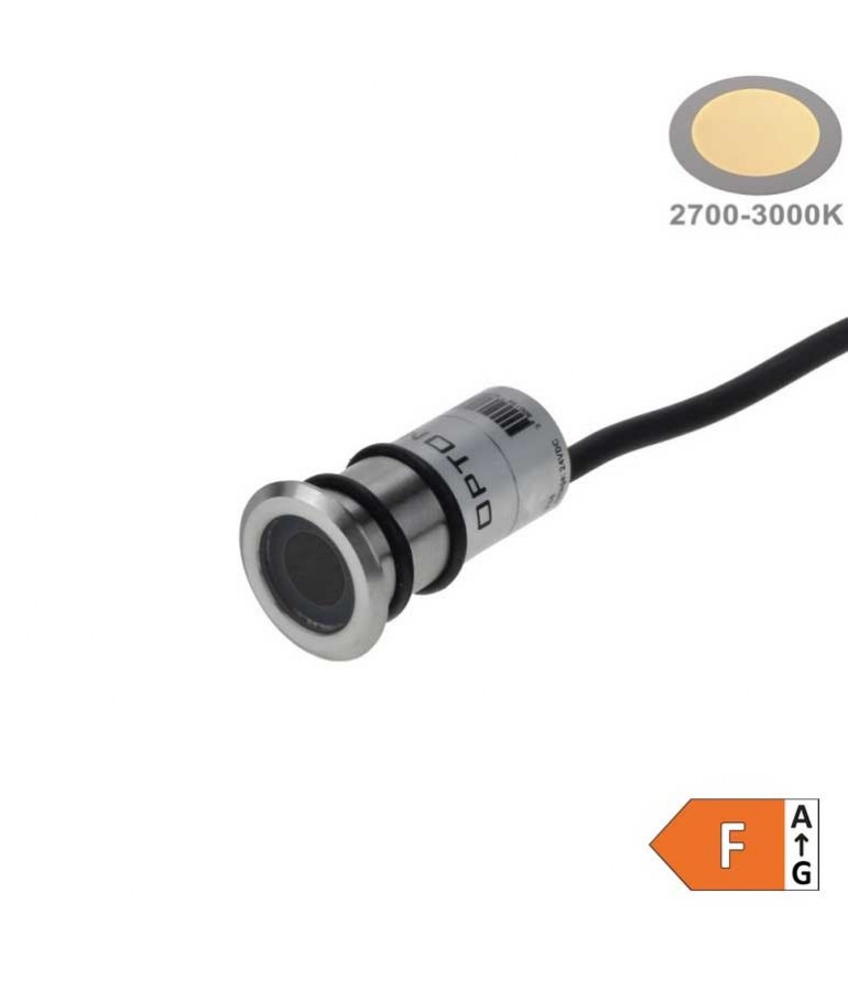 Mini Led Empotrar Inox IP68 1,3W 3000K 24V IK10 - 2