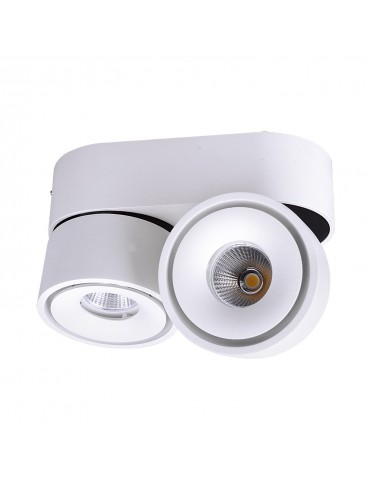 Aplique doble 2x9W LAHTI MINI Blanco