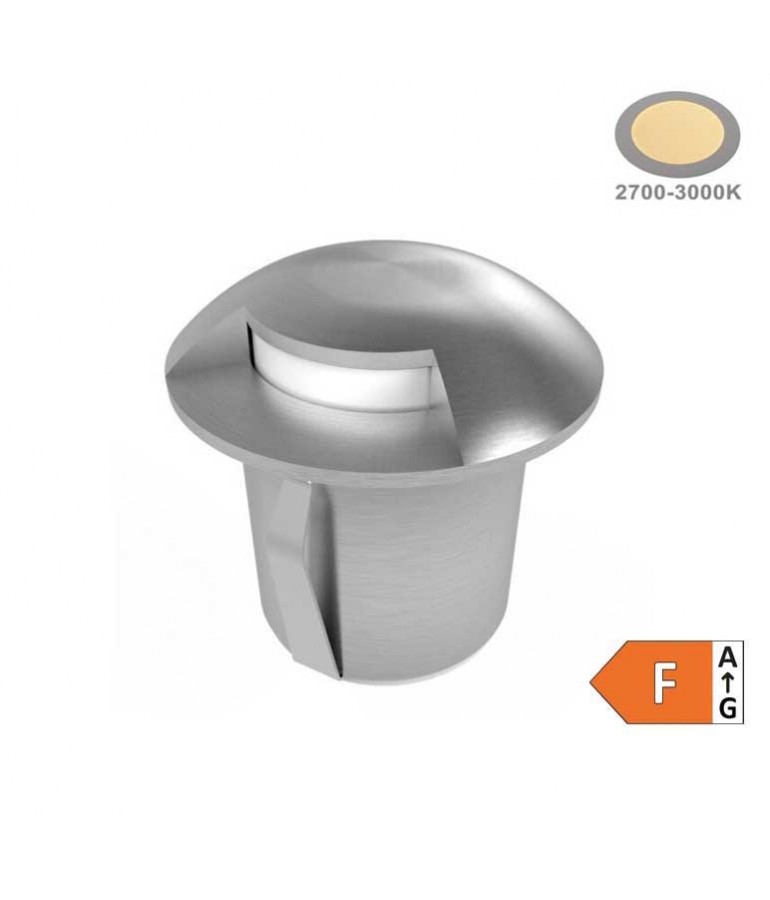 Mini Led Empotrar Inox IP68 1,3W 3000K 24V IK10 - 1