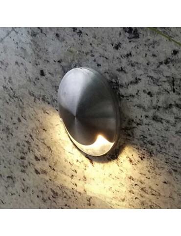 Mini Led Empotrar Inox IP68 1,3W 3000K 24V IK10 - 3