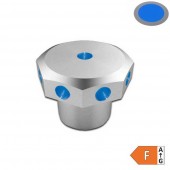 Mini Led IP68 Pared suelo Azul 24V IK10 - 1