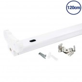 Regleta Aluminio 120cm 2 tubos Led 2xT8 - 3