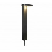 Baliza Solar LED Cuadrada 60cm 9W Antracita Sensor PIR - 1
