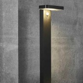 Baliza Solar LED Cuadrada 60cm 9W Antracita Sensor PIR - 3