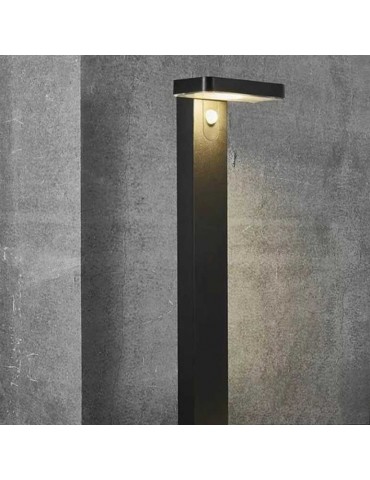 Baliza Solar LED Cuadrada 60cm 9W Antracita Sensor PIR - 3