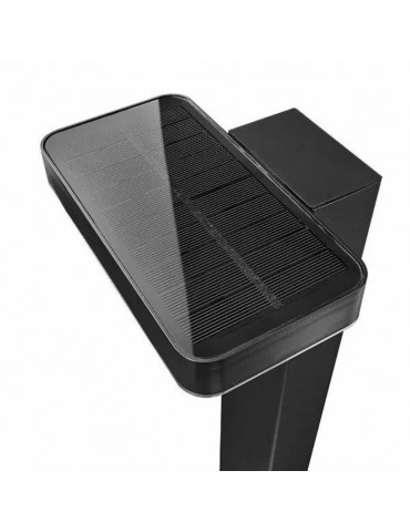 Baliza Solar LED Cuadrada 60cm 9W Antracita Sensor PIR - 5