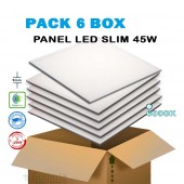 Pack Ahorro 5 Panel Led Slim 48W 600x600mm - 12