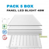 Pack 5 Panel Led Back light 48W 60x60cm - 14