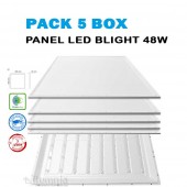 Pack 5 Panel Led Back light 48W 60x60cm - 1