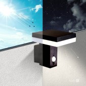 Aplique Solar LED Pared CUADRADO Sensor movimiento PIR - 3