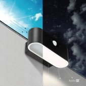 Aplique Solar LED Pared Sensor movimiento PIR - 6