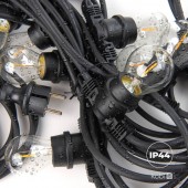 Guirnalda luces feria exterior 15 metros 15 E27 - 8