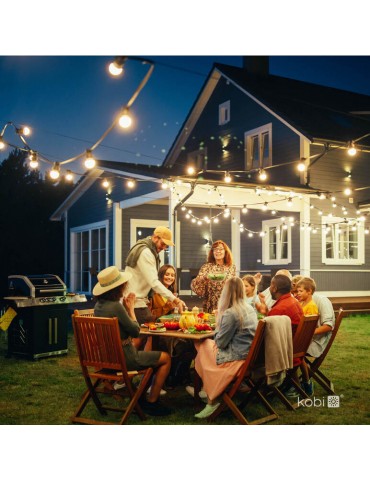 Guirnalda Luces feria Exterior 10 metros 20 E27 - 6
