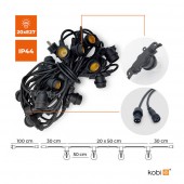 Guirnalda Multicolor 10 metros 20 LED E27 - 2