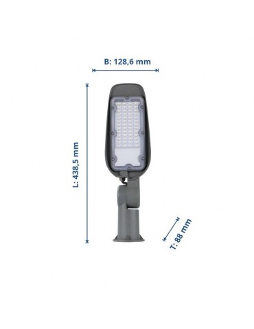 Luminaria Vial LED Brazo articulado 30W IP65 - 3