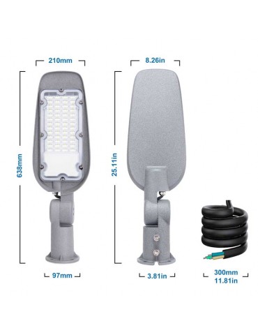 Farola Vial LED Brazo articulado 150W IP65 - 4